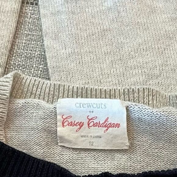 Crewcuts Casey Cardigan Grey Size 12 Girl - Picture 8 of 12